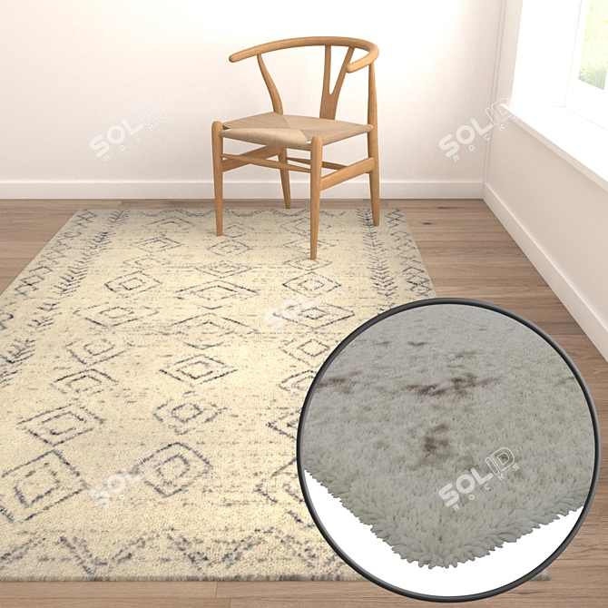 Title: Luxury Carpet Set 3D model image 5