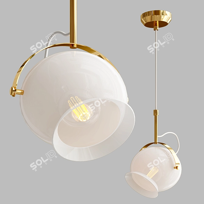 Modern Debert Pendant Light 3D model image 1