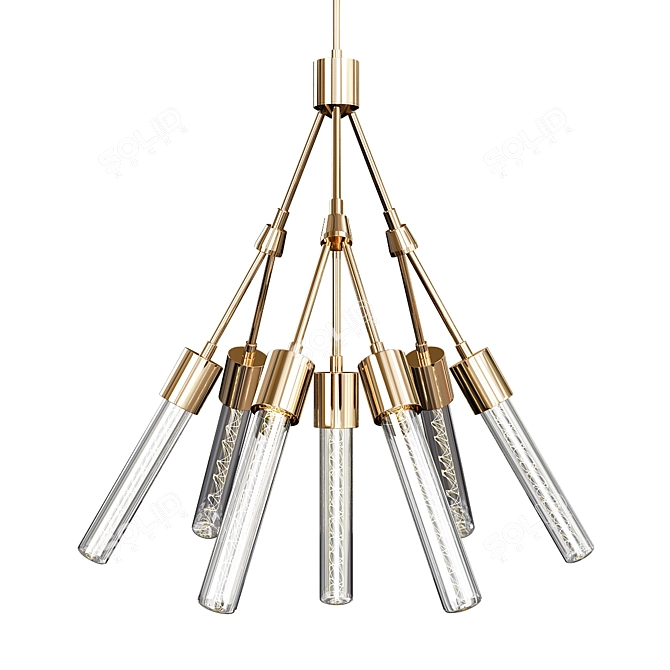 Elevate your space with the Stilt Chandelier 3D model image 1