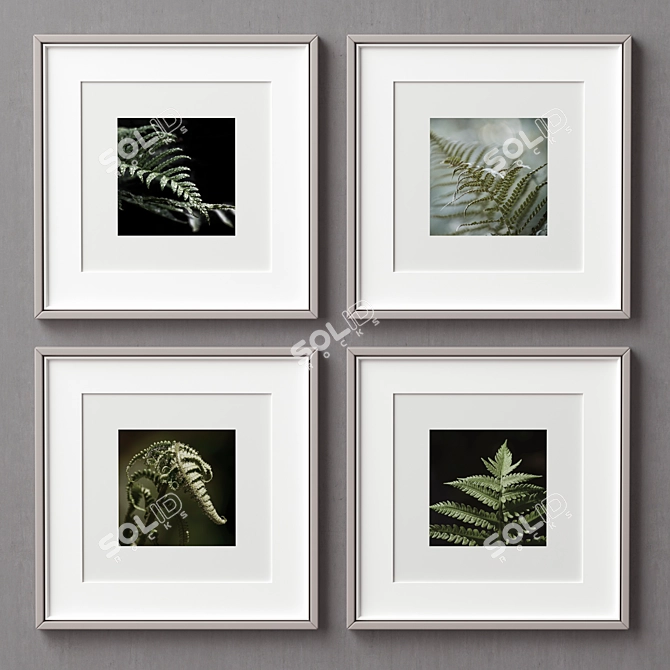 Versatile Picture Frames Set 3D model image 1