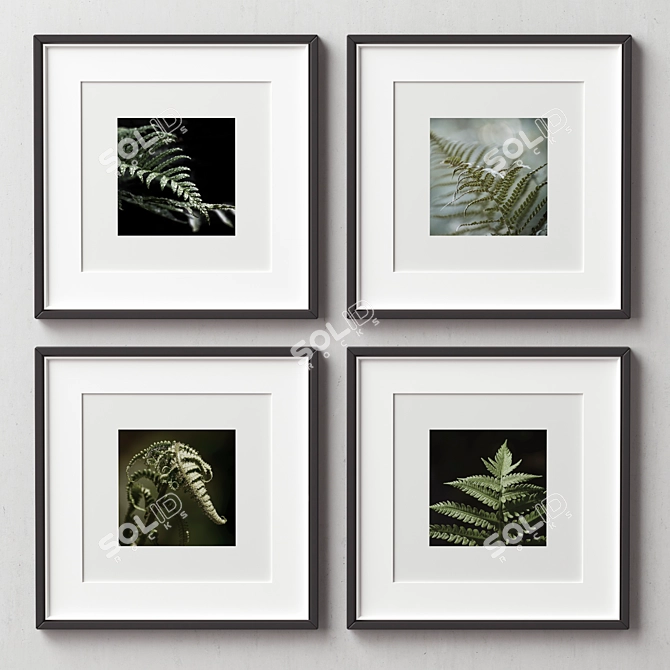 Versatile Picture Frames Set 3D model image 3