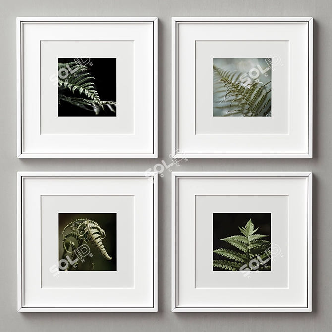 Versatile Picture Frames Set 3D model image 4