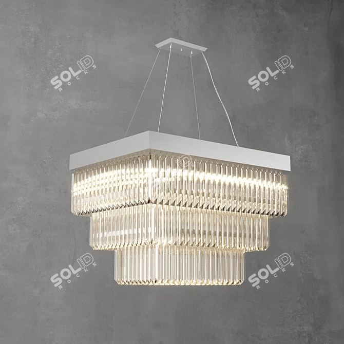 Elegant Lustra Avonni Chandelier 3D model image 1