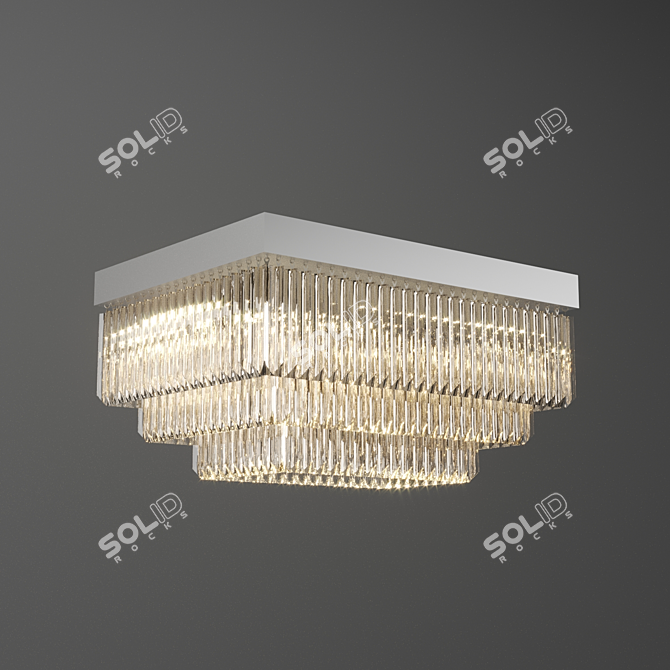 Elegant Lustra Avonni Chandelier 3D model image 2