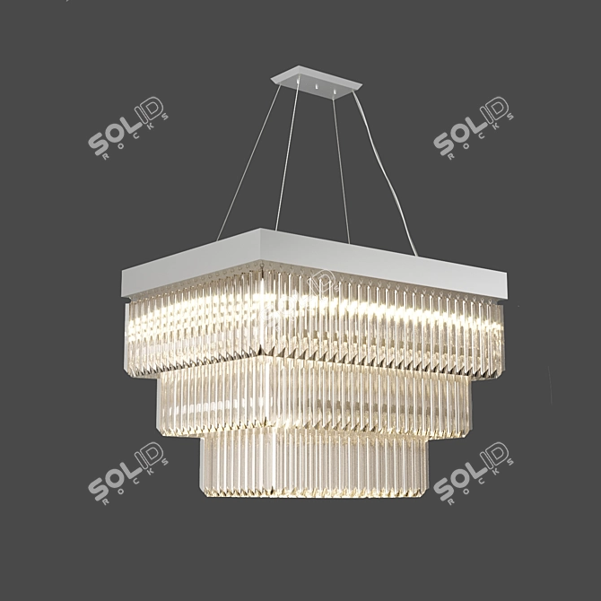 Elegant Lustra Avonni Chandelier 3D model image 5