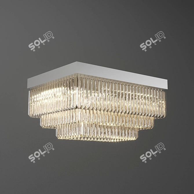 Elegant Lustra Avonni Chandelier 3D model image 6