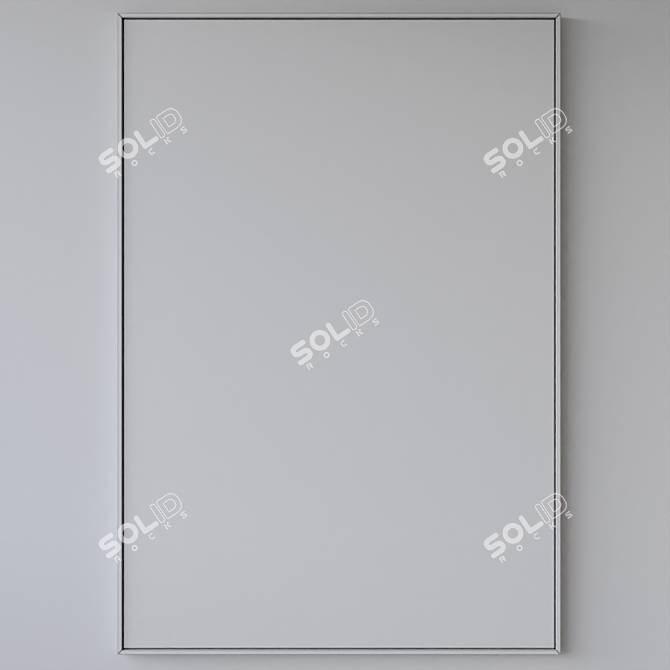 Contemporary 5-Piece Frame Set 3D model image 2