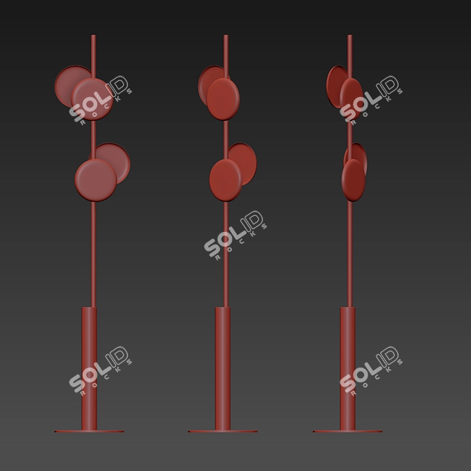 Sleek and Stylish Floor Lamp Collection 3D model image 3