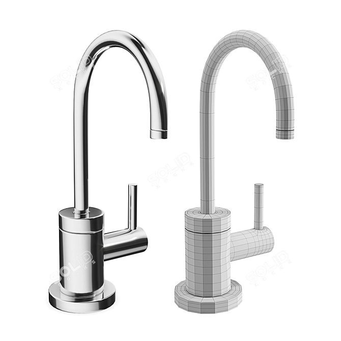 Filtered Water Dispenser Faucet 3D model image 2