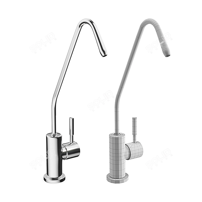 Filtered Water Dispenser Faucet 3D model image 3