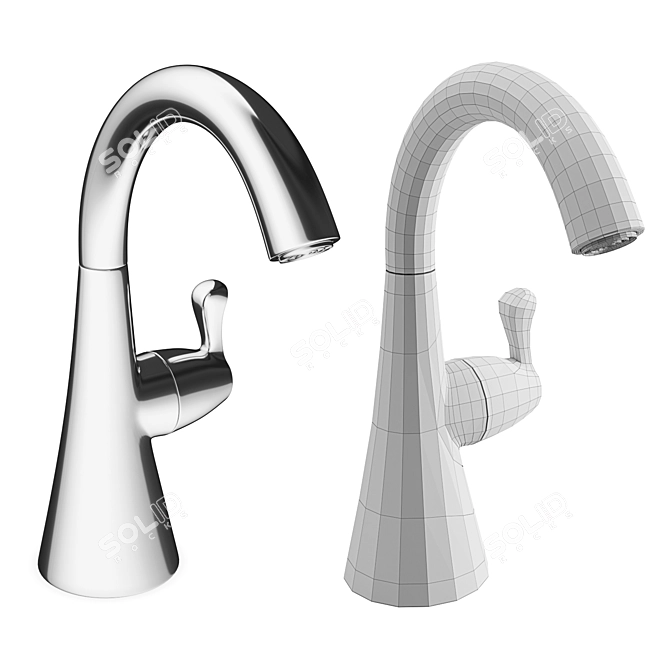 Filtered Water Dispenser Faucet 3D model image 5