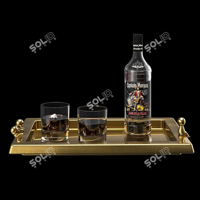 Elevate - OMINI Serving Tray 3D model image 1