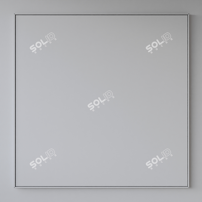 Contemporary Metal Frame 12 3D model image 2