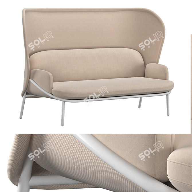 Modern Mesh S Shield 3D model image 1