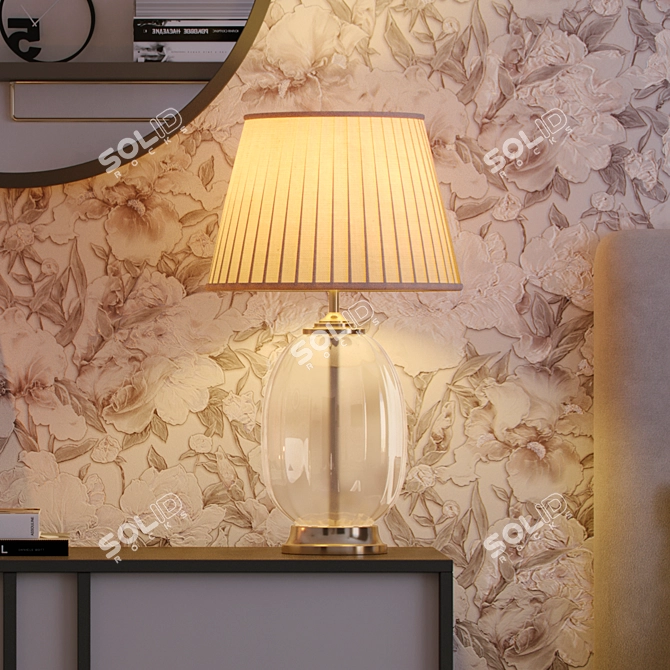 Elegant Baymont Table Lamp 3D model image 3