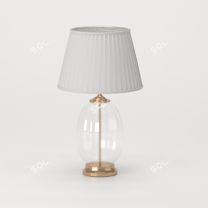 Elegant Baymont Table Lamp 3D model image 5