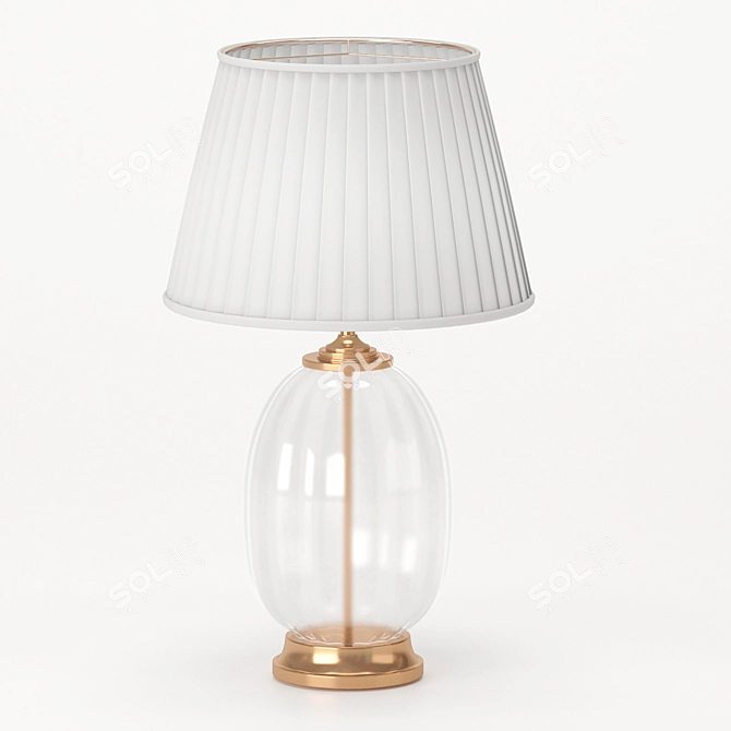 Elegant Baymont Table Lamp 3D model image 6
