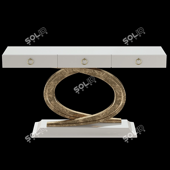 Franco Furniture Hallway Console 3D model image 1