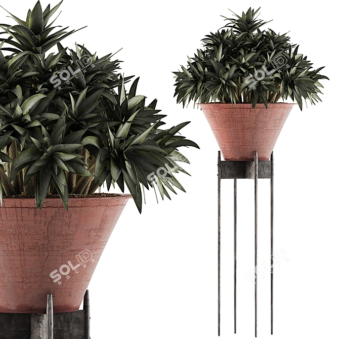 Exotic Greenery Collection 3D model image 1