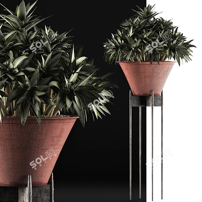 Exotic Greenery Collection 3D model image 3