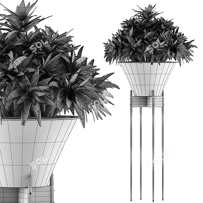 Exotic Greenery Collection 3D model image 5