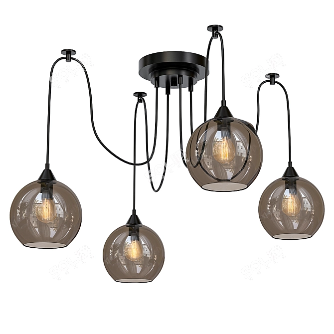 Elegant Luminaire by Vitaluce 3D model image 1