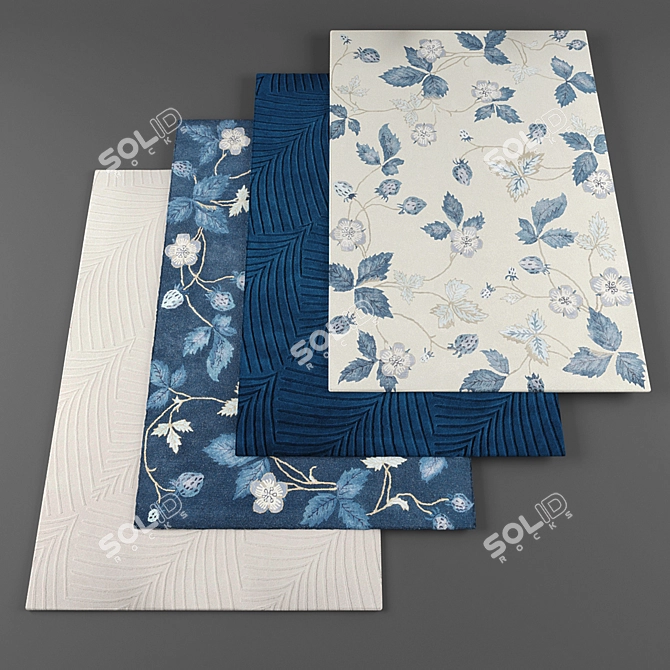 Elegant Wedgwood Collection: Rugs 233 3D model image 1