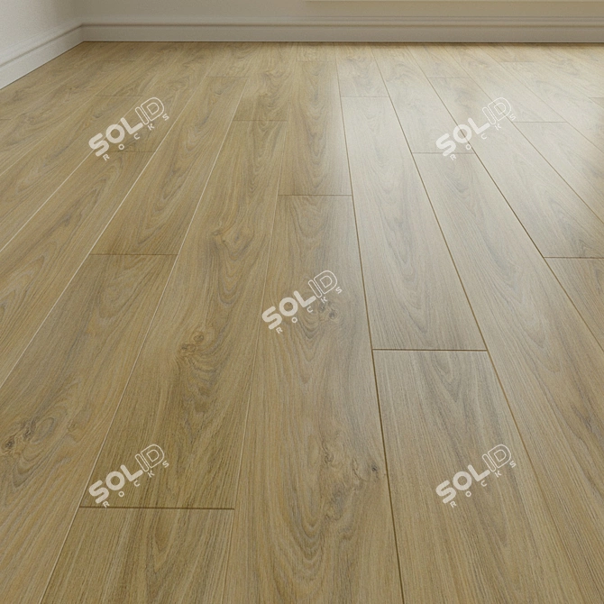 Spartacus Laminate Parquet: Realistic 3D Flooring 3D model image 1