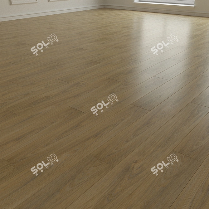 Spartacus Laminate Parquet: Realistic 3D Flooring 3D model image 2