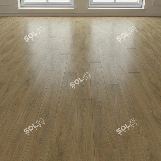 Spartacus Laminate Parquet: Realistic 3D Flooring 3D model image 3