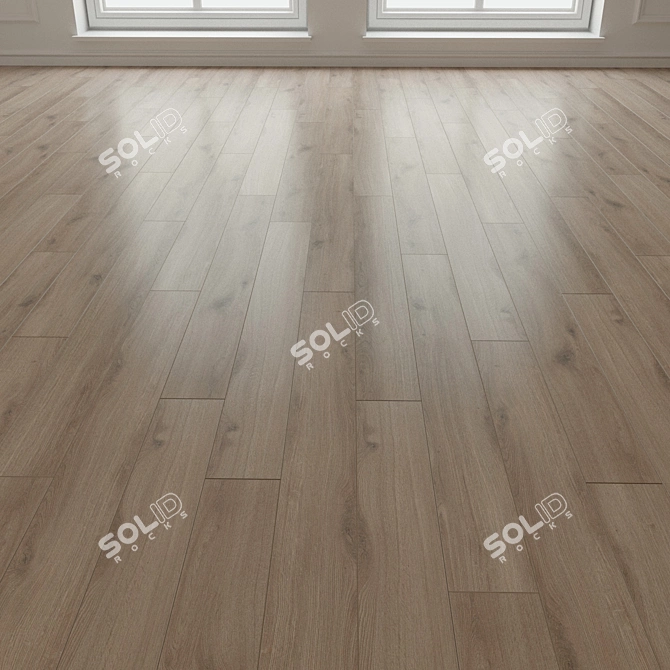 Versatile Parquet Flooring: Cunard 3D model image 3