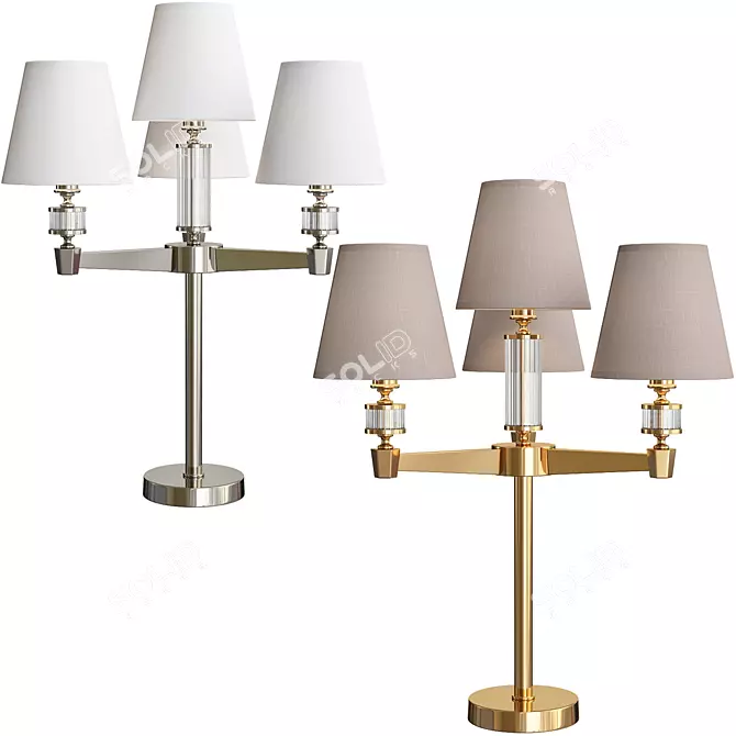 Elegant MW-Light DelRey Table Lamp 3D model image 1