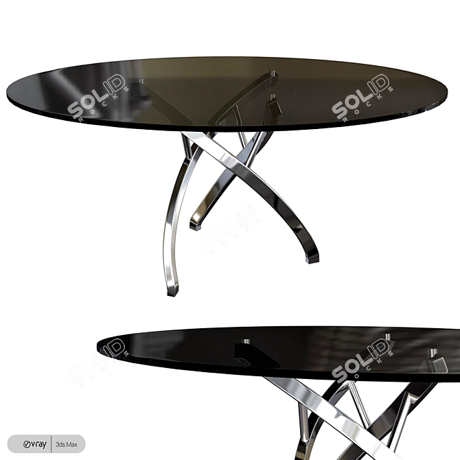 Reflex Fili Derba Modern Table 3D model image 1