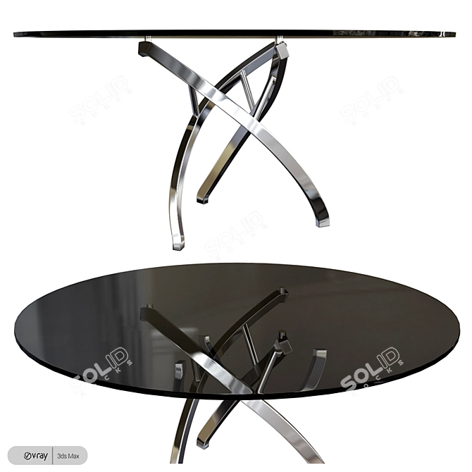 Reflex Fili Derba Modern Table 3D model image 2