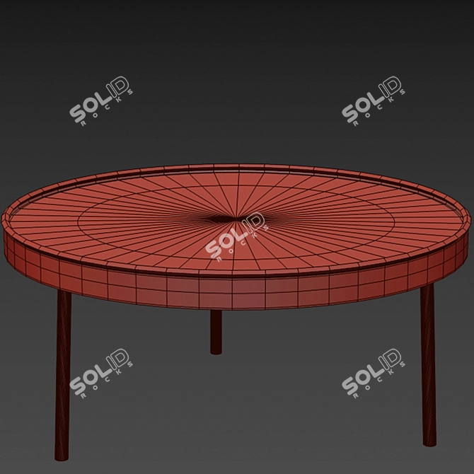 Sleek Northern Coffee Tables 3D model image 2