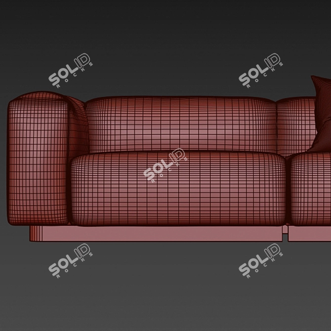 Vitra Soft Modular: Versatile 2-Seat Sofa 3D model image 2