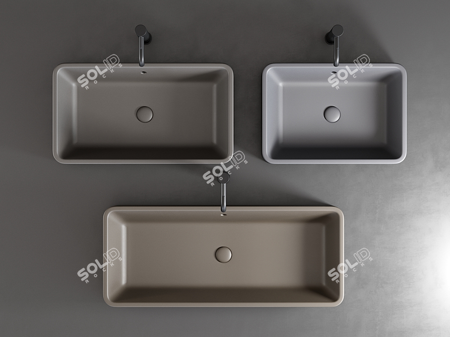 Ceramica Cielo Shui Ceramic Countertop Washbasin 3D model image 3