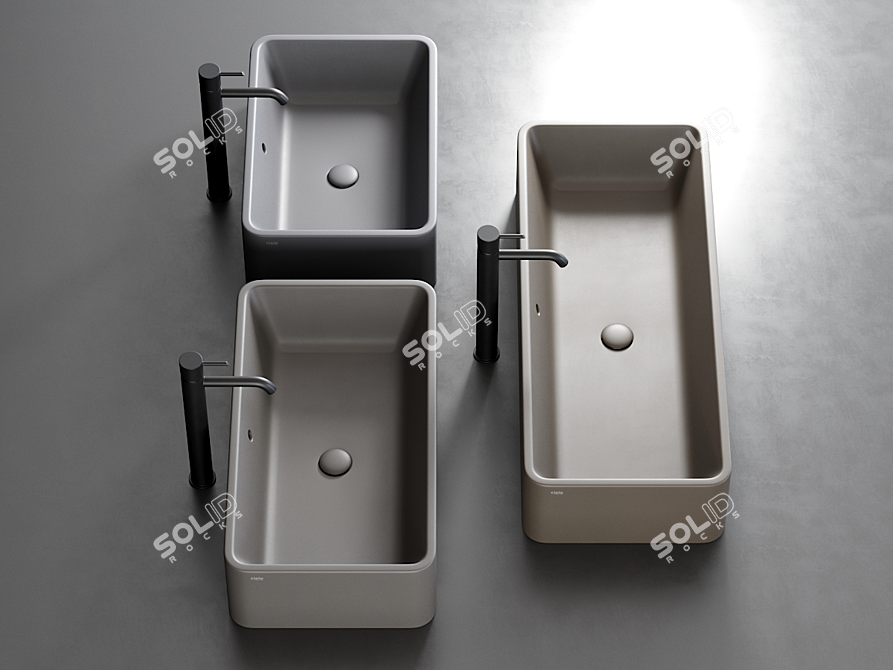 Ceramica Cielo Shui Ceramic Countertop Washbasin 3D model image 4