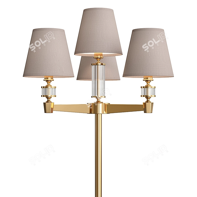 MW-Light DelRey 4: Elegant Floor Lamp 3D model image 2