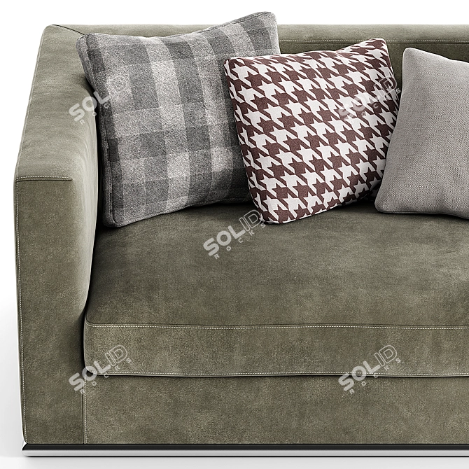 Elegant Bilbao Sofa by Frigerio 3D model image 3