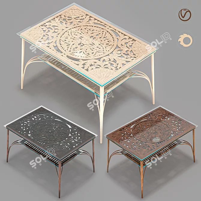 Elegant Table Ornament: opps Vol 02 3D model image 1