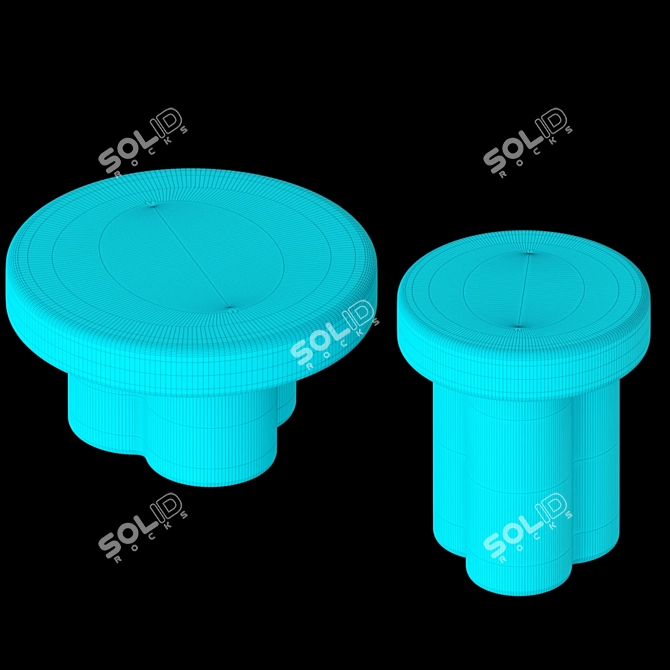 Modish Soda Coffee Tables 3D model image 2