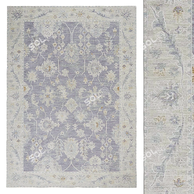 Archive Carpet | Size 2.5x3.5m 3D model image 1