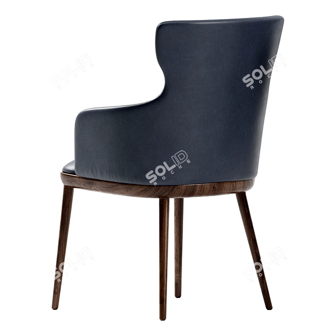 Porada Andy Dining Chair 3D model image 4