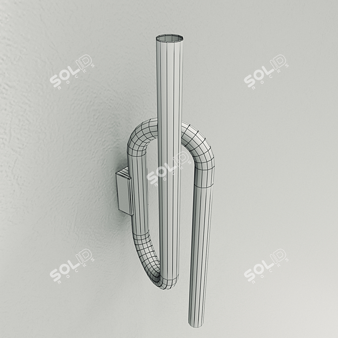 Tobia Wall Lamp: Sleek Elegance by Ferruccio Laviani 3D model image 3