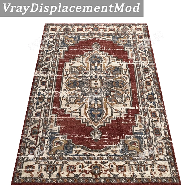 Luxury Carpet Set: High-Quality Textures for Versatile Use 3D model image 3