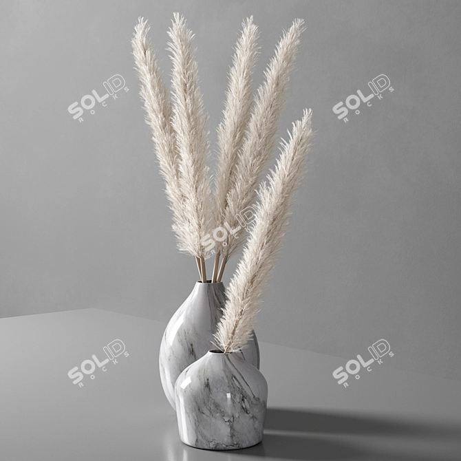 12mm Decorative Vase: UV Mapped, Multiple Formats & Renders 3D model image 3