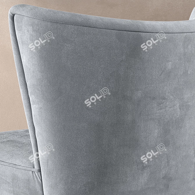 Modern Vermont Chair: PBR Glossiness & TurboSmooth 3D model image 4