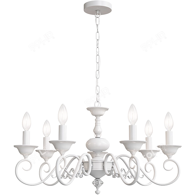 Gorgeous Lumien Hall Isabelle Chandelier 3D model image 1