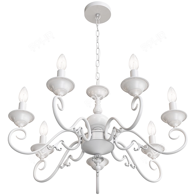 Gorgeous Lumien Hall Isabelle Chandelier 3D model image 2